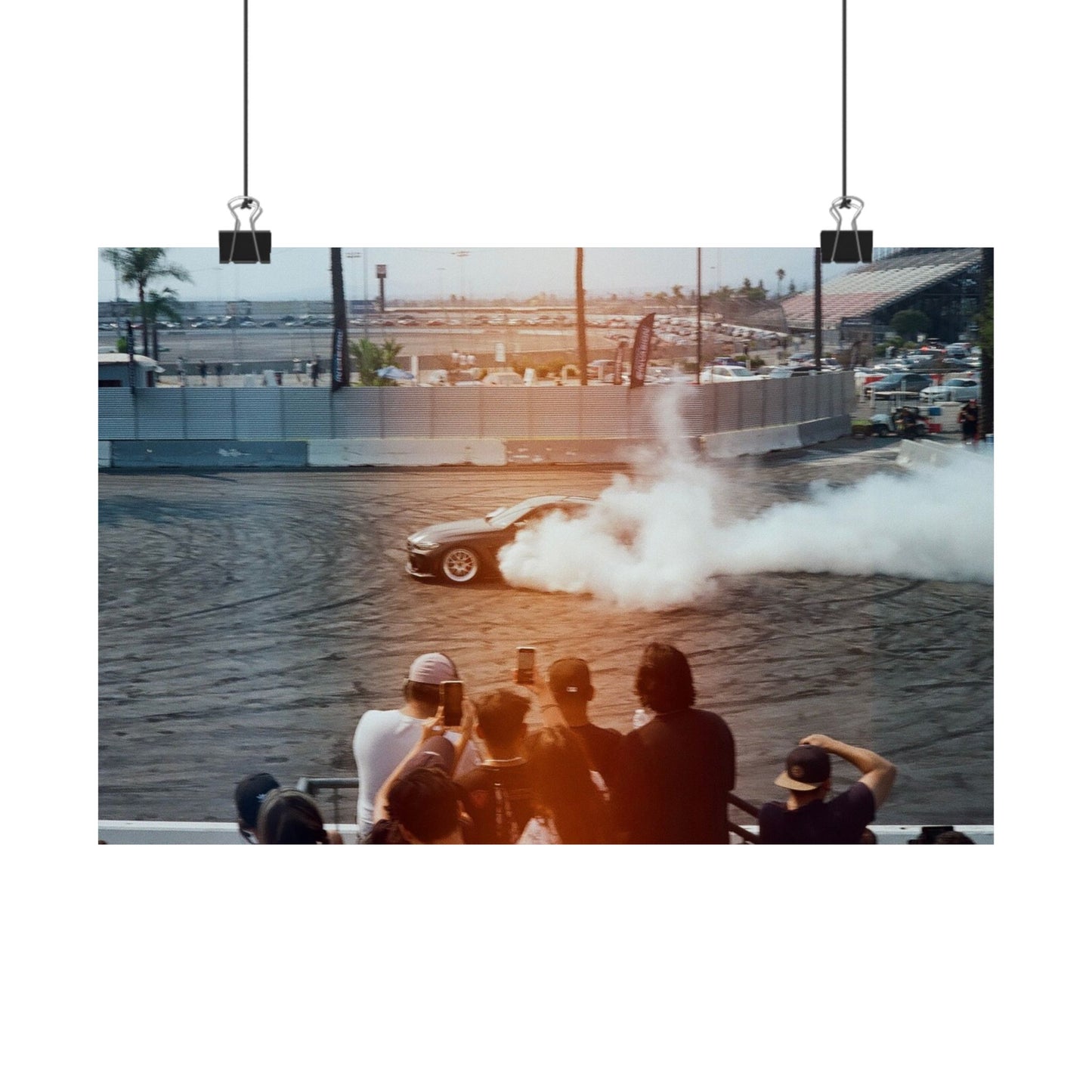BMW Burnout Film Print