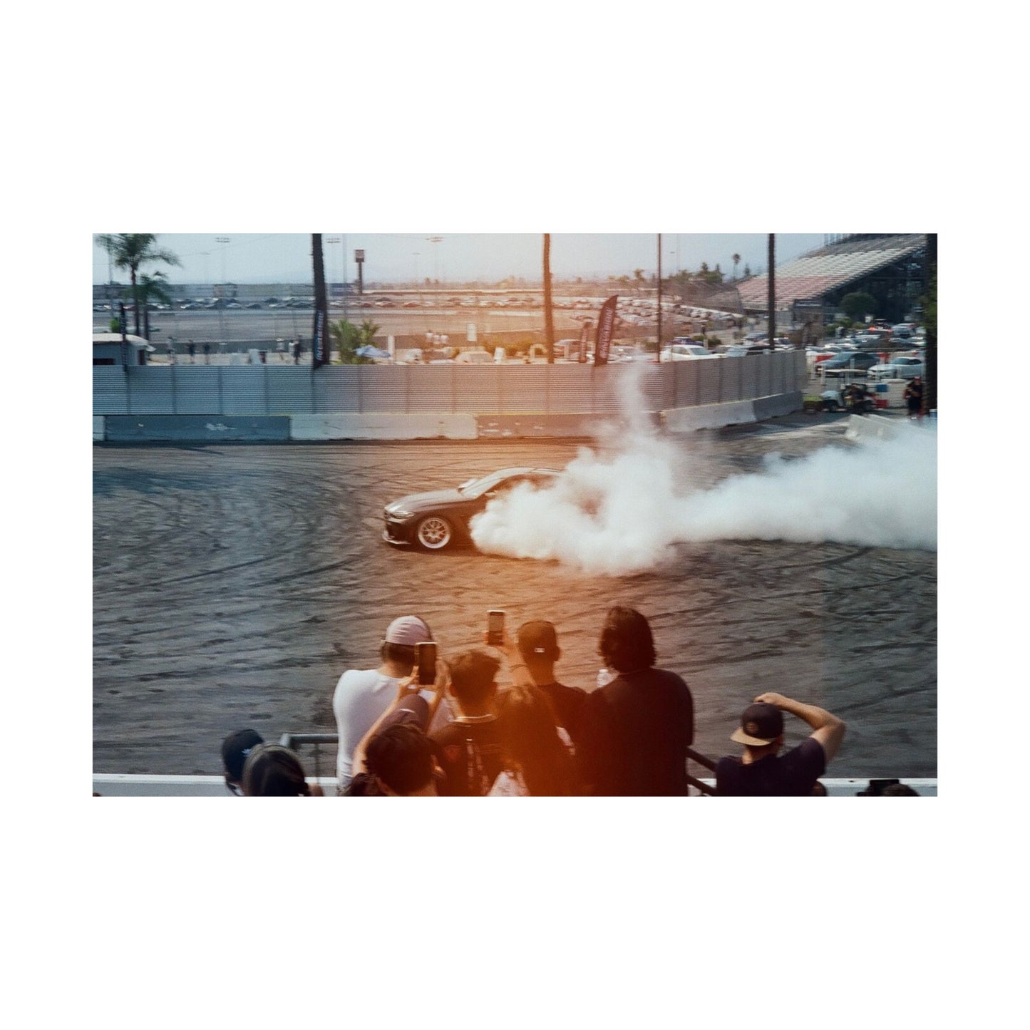 BMW Burnout Film Print