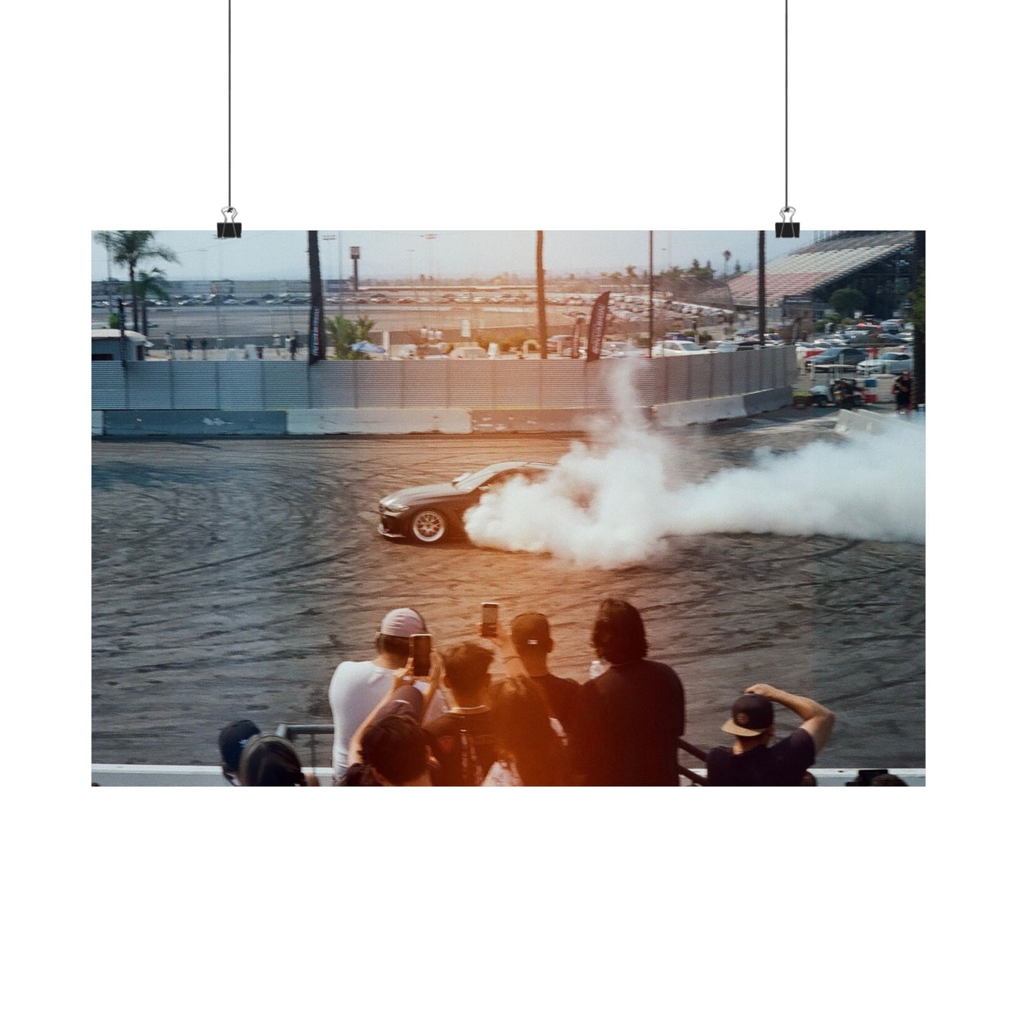 BMW Burnout Film Print