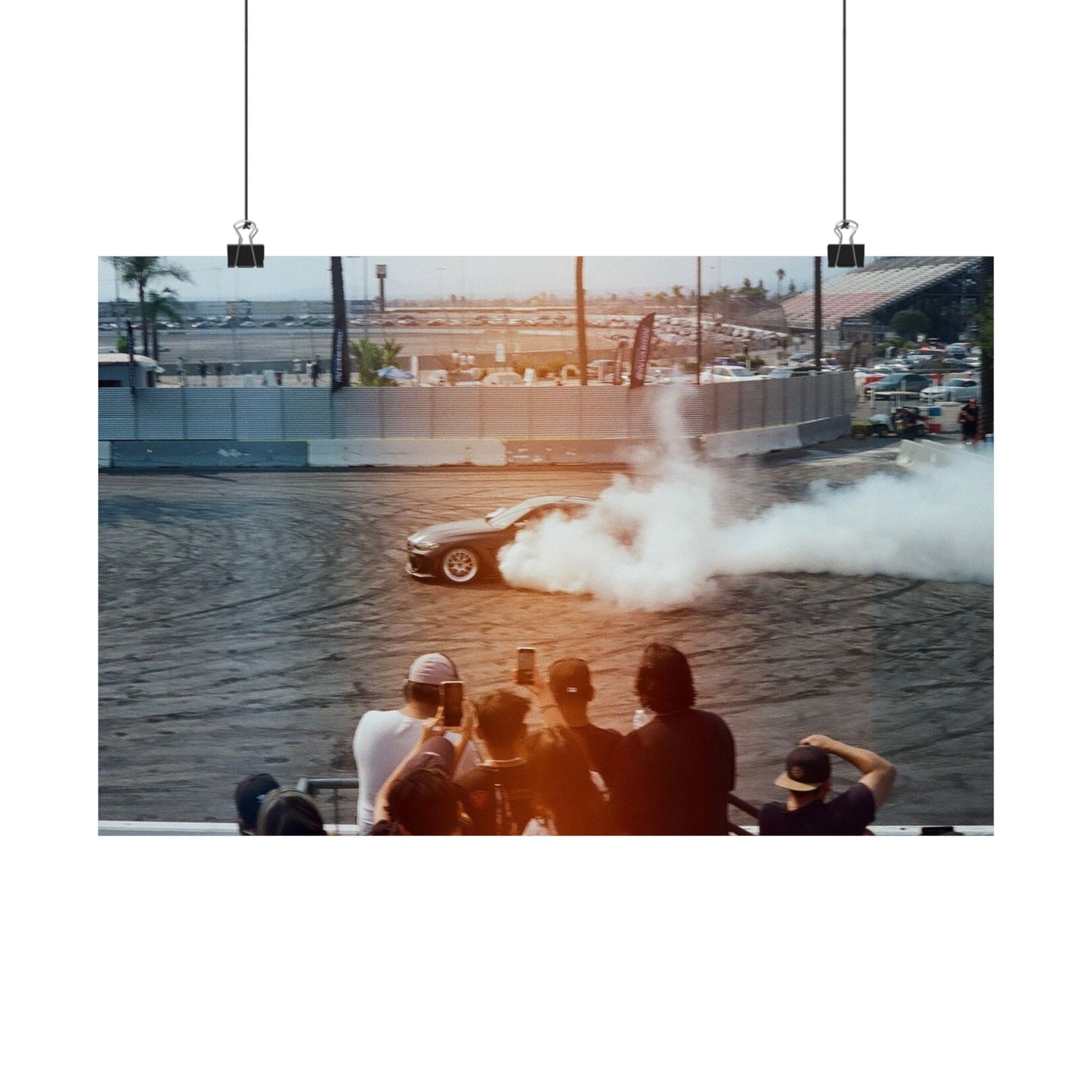 BMW Burnout Film Print