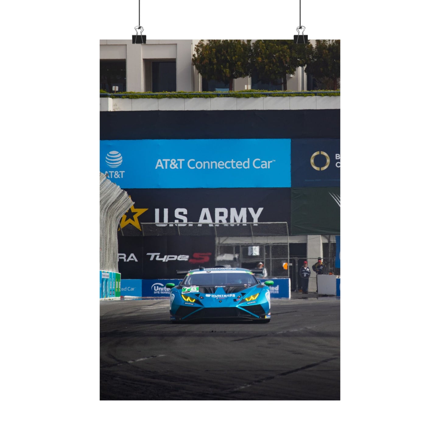 Lamborghini Racing Poster