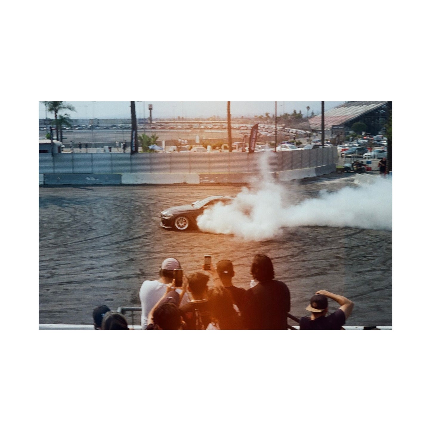 BMW Burnout Film Print